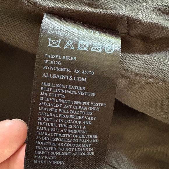 RARE Allsaints suede jacket - Picture 8 of 8